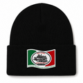 Bay Cities black beanie mockup