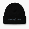 O'Neill Racing black beanie mockup