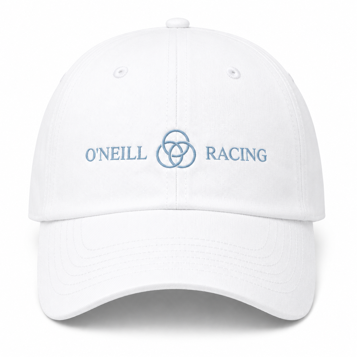 O'Neill Racing white hat mockup