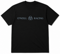 O'Neill Racing black t-shirt mockup