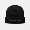 Rustic Coffee black beanie