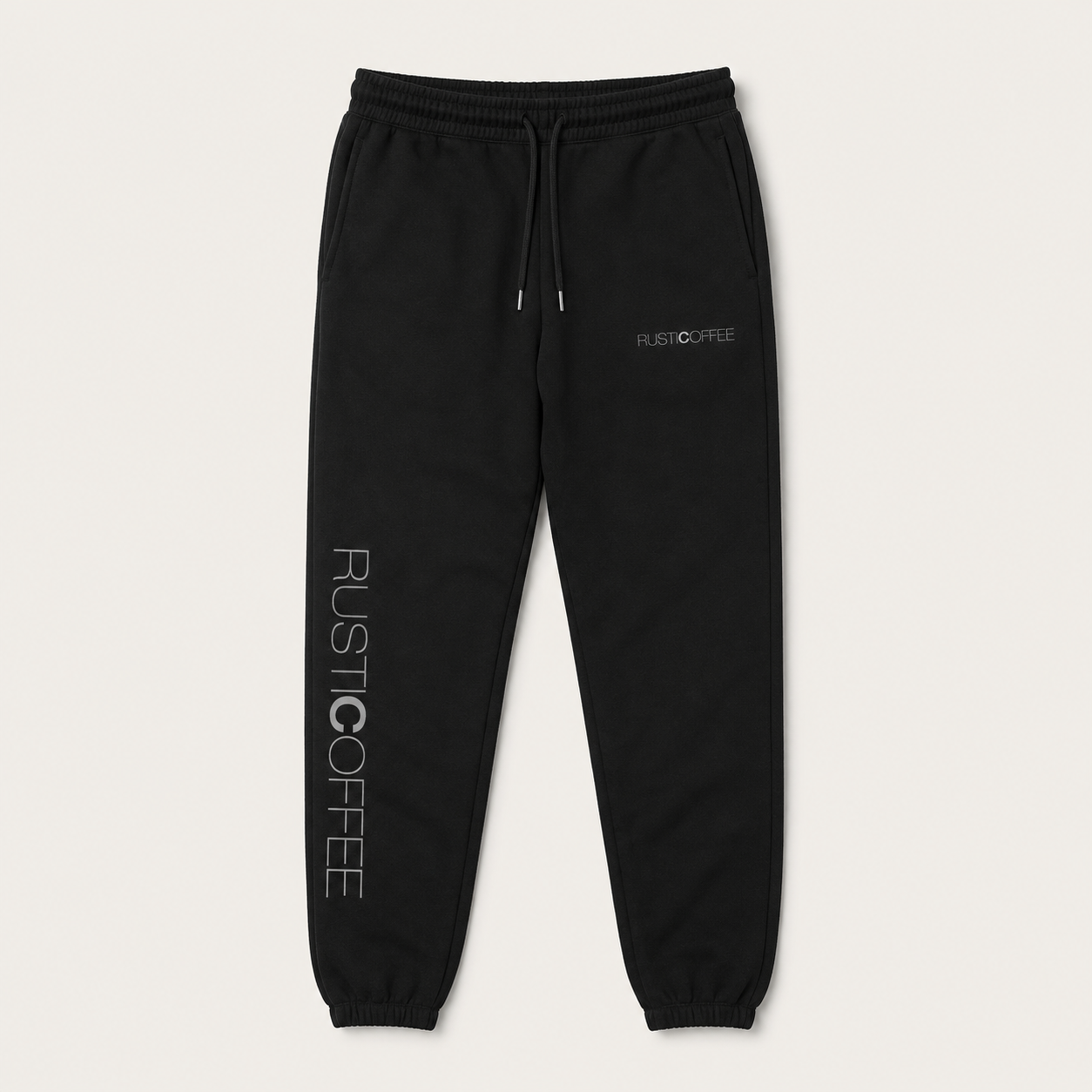 Rustic Coffee black joggers