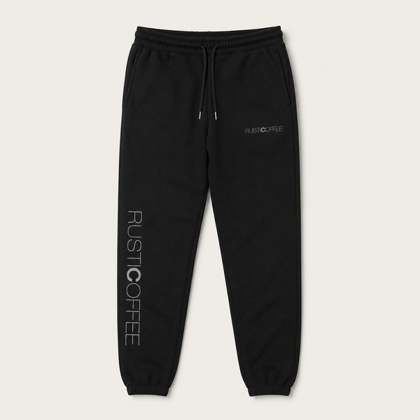 Rustic Coffee black joggers
